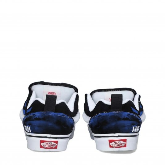 [ CUSTOM ] Knu Skool Geometric Abstract Black/Blue/White